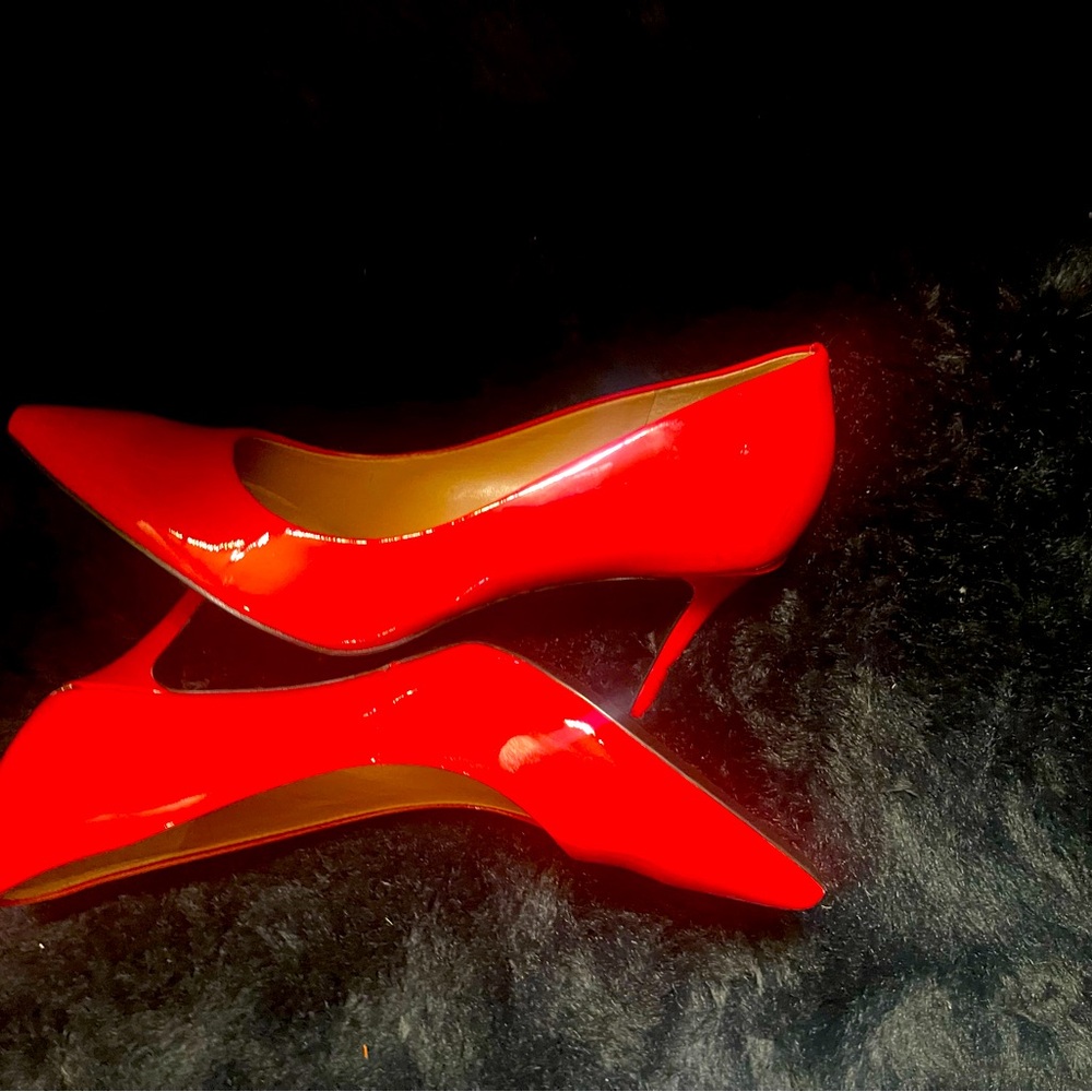 Size 10 Red Patton Leather heels